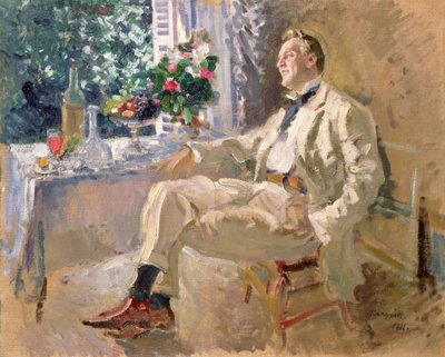 Porträt des Opernsängers Feodor Ivanovich Chaliapin (1873-1938), 1911 von Konstantin Alekseevich Korovin